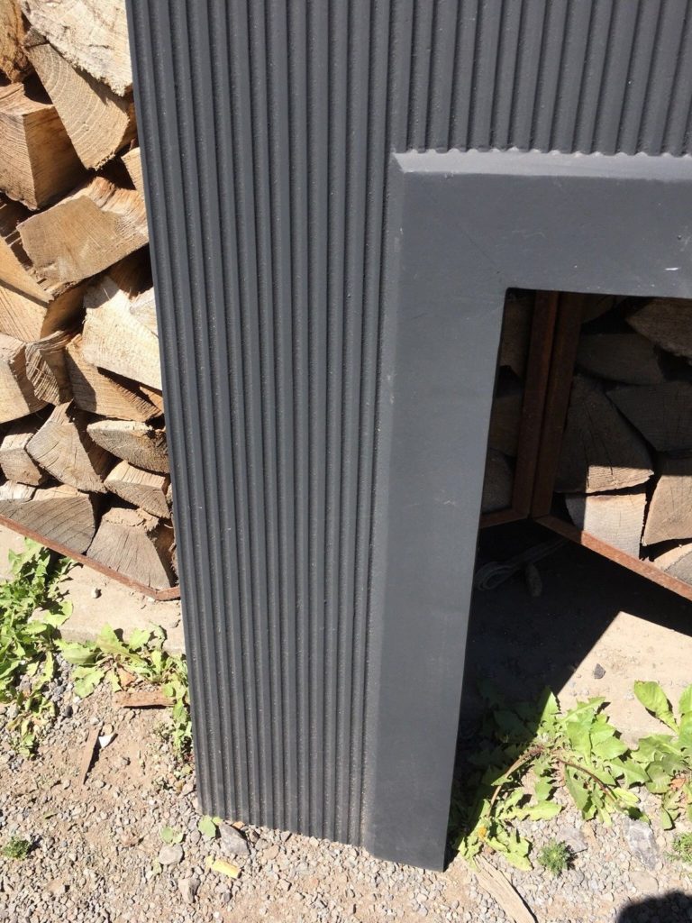 CAPITAL FIREPLACES REPRODUCTION CAST IRON REEDED FACIA FIREPLACE – Iron ...