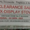 J DAY 10019 ESSE JEUNESSE NO. 3 VINTAGE DECORATIVE STOVE IN GREEN ENAMEL - Image 9